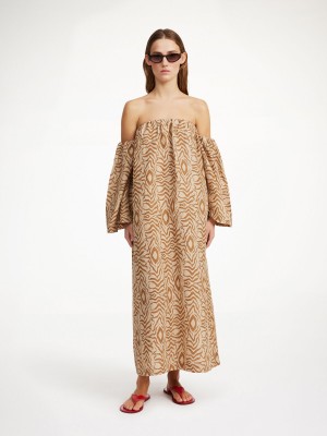 By Malene Birger Aias Maxi Dress Peacock | USA_BB89604