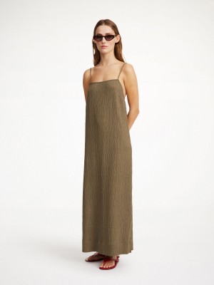 By Malene Birger Almeena Maxi Dress Shitake | USA_BB95074