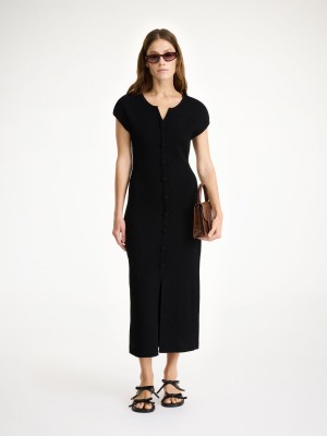 By Malene Birger Bielas Maxi Dress Black | USA_BB88676