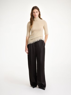 By Malene Birger Cymbaria High-waisted Trousers Black | USA_BB58756