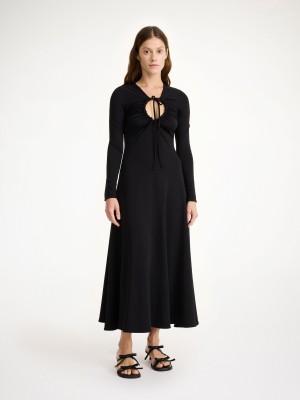 By Malene Birger Deija Maxi Dress Black | USA_BB20190