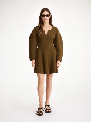 By Malene Birger Francesa Mini Dress Shitake | USA_BB27572