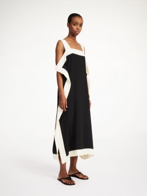 By Malene Birger Gabrias Midi Dress Black | USA_BB71304