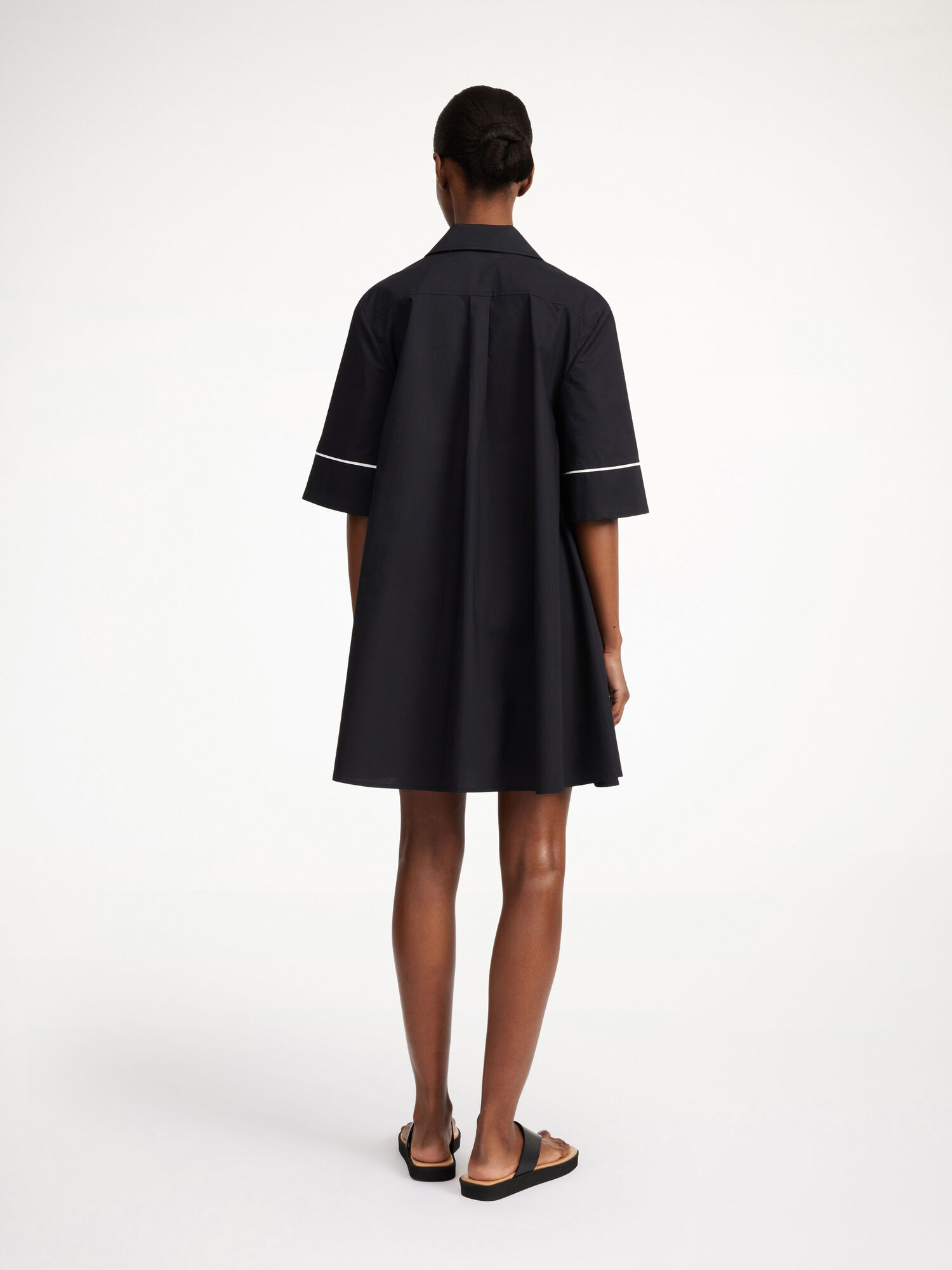 By Malene Birger Gaielle Organic Cotton Dress Black | USA_BB46503