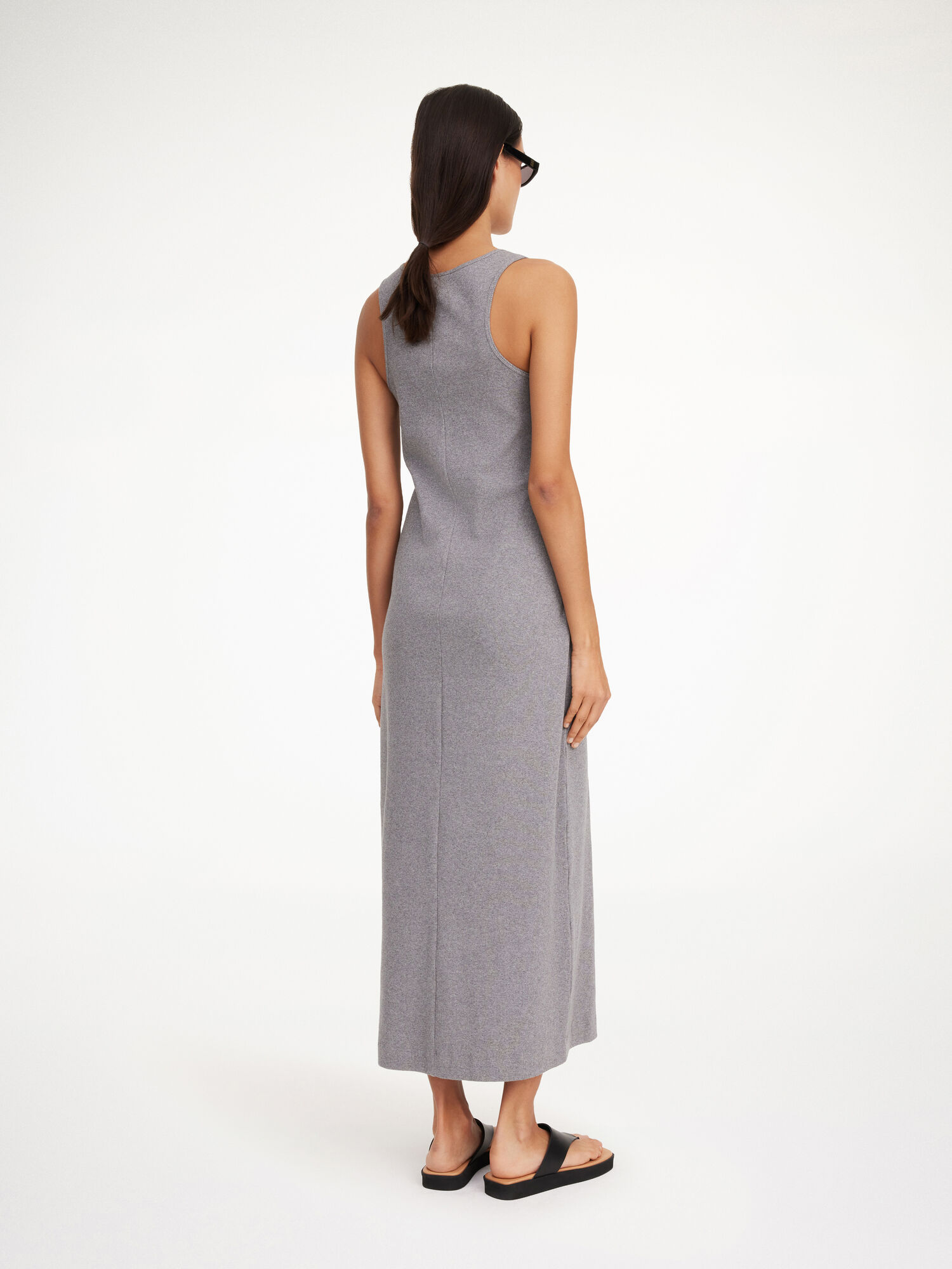 By Malene Birger Lovelo Maxi Dress Grey Melange | USA_BB82954