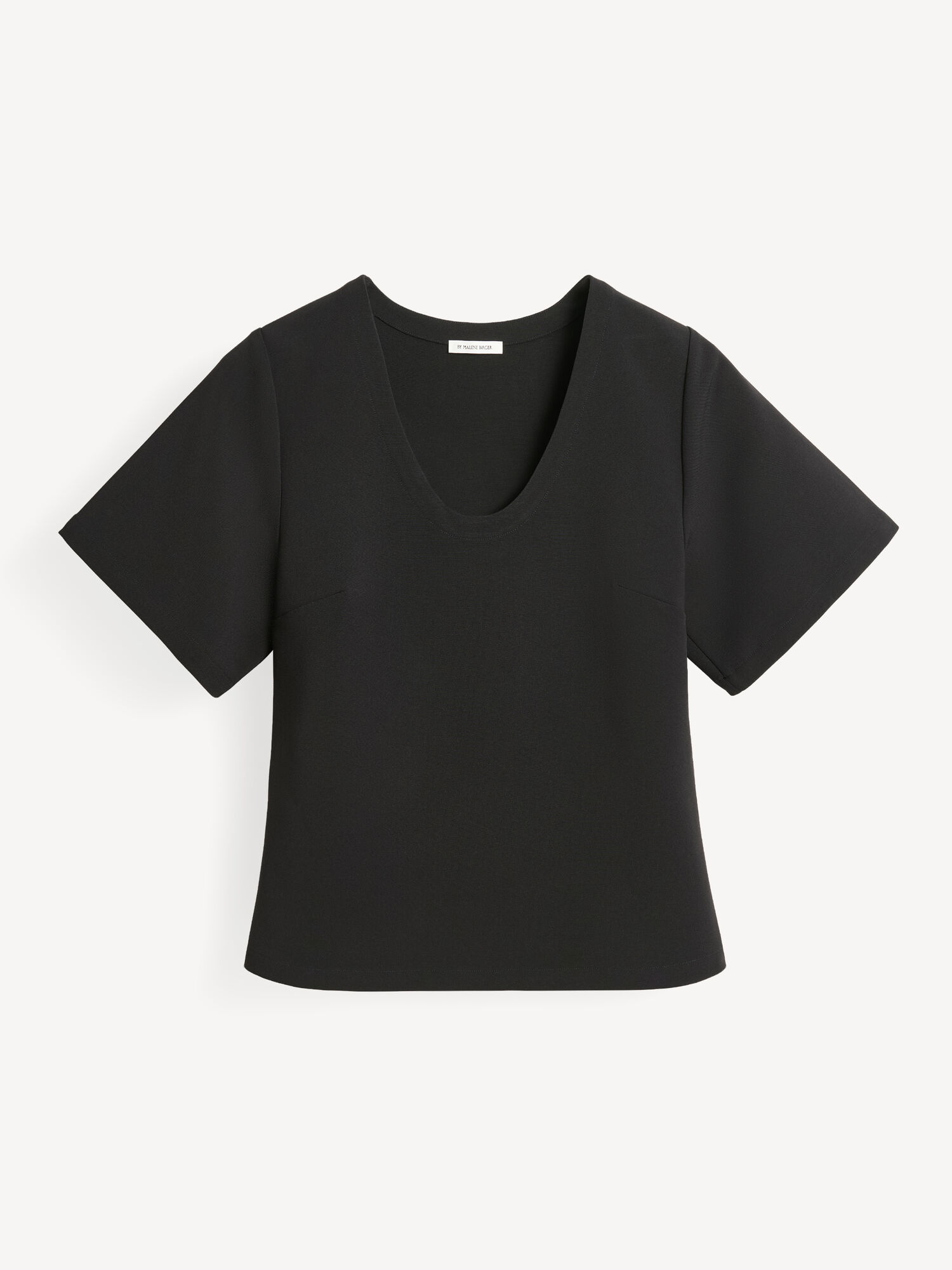 By Malene Birger Lunae T-shirt Tops Black | USA_BB41841